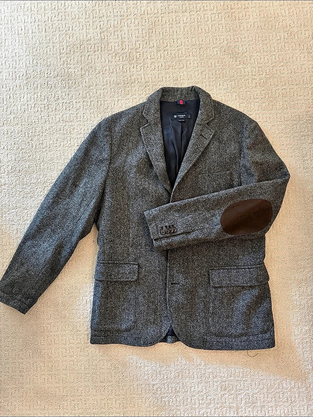 Cremieux Gray Blazer Size Medium Like New